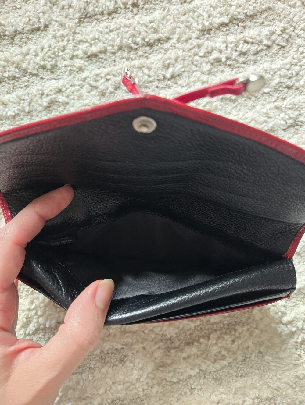 Brighton Red Plaid Bow Wallet - Picture 5 of 12